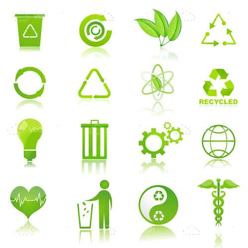 Recycling and Ecology Icon Set